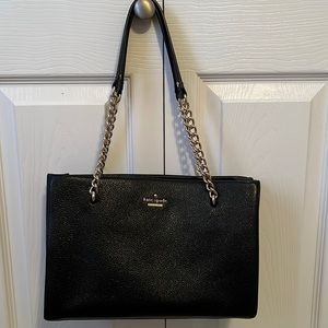 Kate Spade small shoulder bag in black.  Like new!